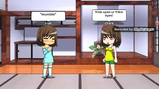 Undertale frisk and  chara gacha studios