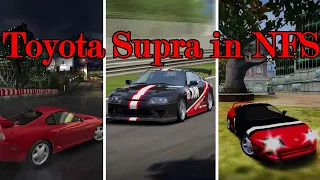 Evolution of Toyota Supra in Need for Speed Games