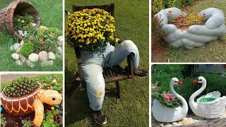 50 Creative Planter Ideas to Beautify Your Garden | garden ideas