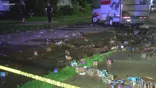 U-Haul carrying fireworks catches fire; 3 hurt by fireworks exploding in Toledo