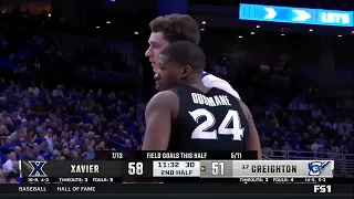 Creighton Men's Basketball vs Xavier Highlights 01-23-2024