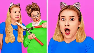 FUN SCHOOL PRANKS ON TEACHERS || DIY Into Class Hacks and Tricks by 123 GO! SCHOOL