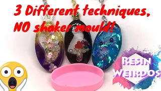 3 ways How to make shakers with normal moulds! Uv Resin Shakers - Resin Ideas