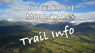 80 miles in the Bitterroot Mountains - Route Explained