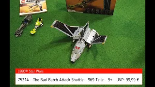 Steinequelle LEGO Review 75314 The Bad Batch Attack Shuttle