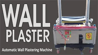 Automatic Wall Plastering Machine | Wall Plaster