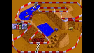 Ironman Ivan Stewarts Super Off Road, exciting races, all the tracks playing original arcade game