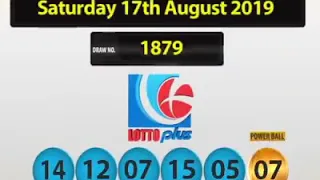 Saturday 17th August 2019 lottoplus results