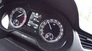 Skoda Octavia 2017 FL 1.4 TSI 150 acceleration 0-130 km/h