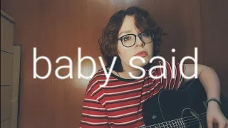 baby said by måneskin // cover