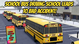 Greenville, Wisc Roblox l School Bus Driving Lessons Accident Roleplay