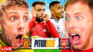 MAN UTD 3-1 ARSENAL ft. W2S, Calfreezy and Tom Garratt - Pitch Side LIVE!