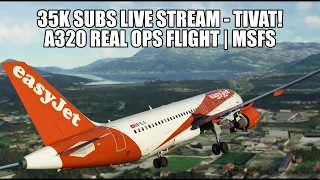 🔴 LIVE: SPECIAL 35K Subs Flight - Cat C Airport A320 Real Ops | VATSIM & MSFS