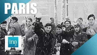 1947 : Paris sous la neige | Archive INA