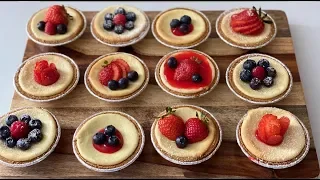 Easy Mini cheesecakes Recipe | Holiday Desert Bar Ideas | Down Wit Dee