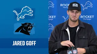 Jared Goff postgame media availability | 2023 Week 5: Lions vs. Panthers