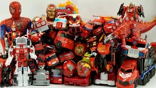 Tobot Red Car Transformers HelloCarbot Robot Color Fire Trucks, Marvel #Superheroes Collection Toys