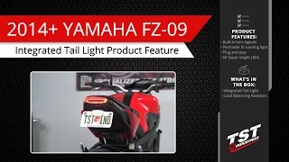 14-16 Yamaha FZ-09 Integrated Tail Light - Feature Video by TST Industries