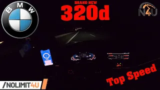 BMW 320d 2021 BRAND NEW (only 151km) TOP SPEED & ACCELEARATION on AUTOBAHN | POV DRIVE by NoLimit4U