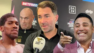 ‘HE TRIED TO STOP ME GETTING IN’ Eddie Hearn REVEALS | JOSHUA NEXT FIGHT? | CHRIS EUBANK JR LATEST?