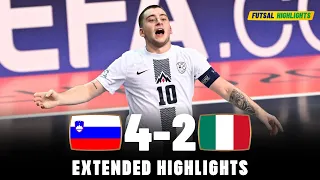 Slovenia vs Italy | Highlights | U19 Euro Futsal 06-09-2023
