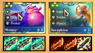 Dr. Nomsy 3 Star Seraphine | 4 Evoker | TFT Set 7.5