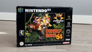 Donkey Kong 64 Unboxing ASMR - Nintendo 64