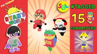 Ryan Tags GUS 15x 😲!!! Dark Titan & other Characters TAG With RYAN | Ryan ToysReview Game App