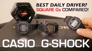 Which Square G-Shock is the Best Daily Driver? [4K UHD]