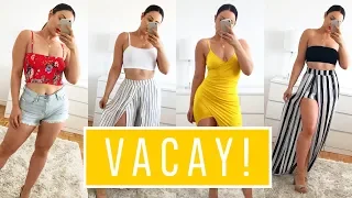 VACATION CLOTHING TRY ON HAUL 2018