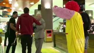 Ronald MCDonald assaults Grandpa | مقلب في مطعم مكدونلز