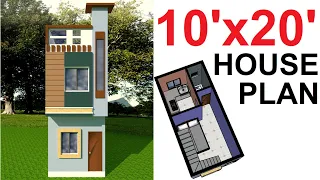 10' X 20' FEET HOUSE PLAN /GHAR KA NAKSHA 10 feet by 20 feet/2BHK PLAN/200 Sq Ft Ghar ka Plan/FRONT
