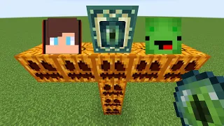 what if you create an END JJ AND MIKEY GOLEM in MINECRAFT