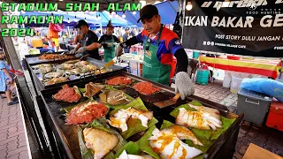 Bazar Ramadan Stadium Shah Alam 2024 | Bazaar Ramadhan | Malaysia Street Food | 2024集市斋戒月