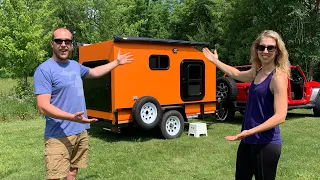 Finished Squaredrop (not Teardrop) Camper Pod!