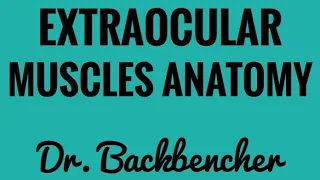 Extraocular Muscles - Applied Anatomy and Physiology (read description) - Ophthalmology Lectures