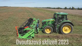 FARMA Kratochvíl & Soufflet Agro - lišta pro dvoufázovou sklizeň Talleres Tort & John Deere 7R 330