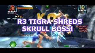 R3 Tigra Shreds "Hardest" Alliance War Fight! Fintech Hold My Beer :)  Marvel Contest of Champions
