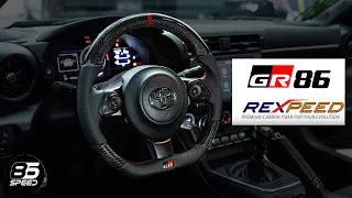 Rexpeed Carbon Steering Wheel Install | GR86 | Easy install