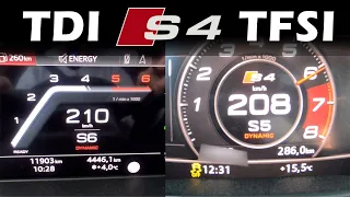 2022 AUDI S4 TDI vs. 2017 AUDI S4 TFSI | 100-200km/h & 0-100km/h | ACCELERATION