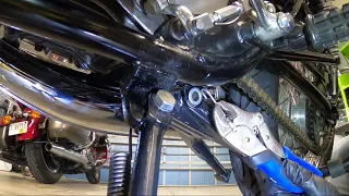 Easy Way To Install Center Stand Spring On Motorcycle