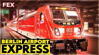 Berlin Hauptbahnhof to Berlin BER Airport with Flughafen express FEX