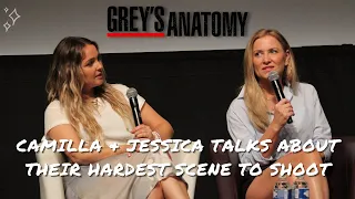 Camilla Luddington talks about Alex Karev leaving and Jessica Capshaw talks about her departure