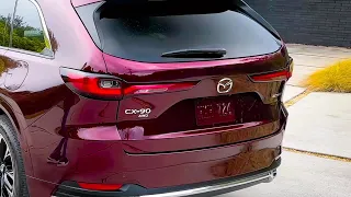Mazda CX-90 2024 года — лучший трехрядный семейный внедорожник | Новые особенности