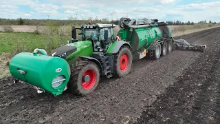 Fendt 1050 Vario with Samson PG II 31 slurry injector | Danish Agriculture 2024