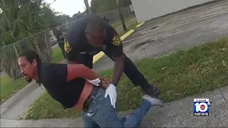 Video shows arrest of North Miami triple murder suspect