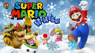 Super Mario Snowflake | Mario Chase | Super Mario Winter Game for Kids | PhonicsMan Fitness