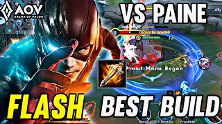 FLASH GAMEPLAY | BEST BUILD - ARENA OF VALOR | AOV