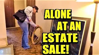 Ep212: WE WERE ALL ALONE AT THIS ESTATE SALE! - The ORIGINAL GoPro Garage Sale Vlog!