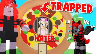 I TRAPPED My HATER In My PIZZA HOME In Adopt Me! | Roblox